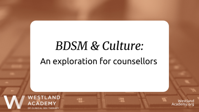 BDSM and Culture